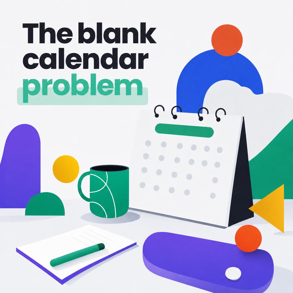 The Blank Calendar Problem: Why Every Founder Is Secretly Behind on Content
